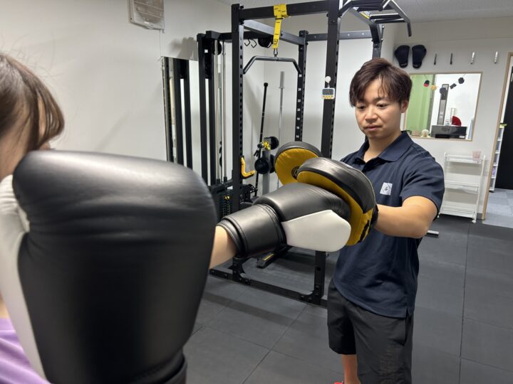 30代・女性 住吉在住　ボクシングのミット打ちが楽しく通えています。の画像