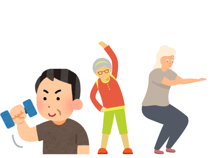 年齢による身体の変化と反応　20代・30代・40代の画像